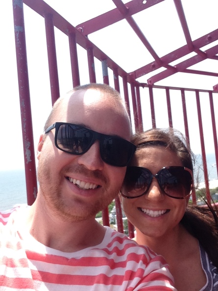 us at the top of the lighthouse!